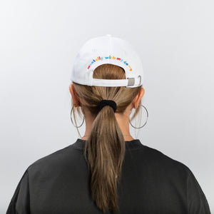 'Mentally With My Dawg' Cap - White