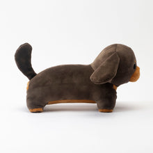 Load image into Gallery viewer, MINI.ME Plush Pal | Dachshund in BLACK &amp; TAN
