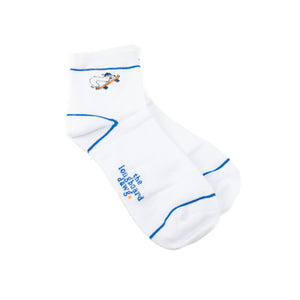 'The Longboard Dawg' Socks in White