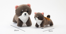 Load image into Gallery viewer, MINI.ME Plush Charm | Shiba Inu in BLACK
