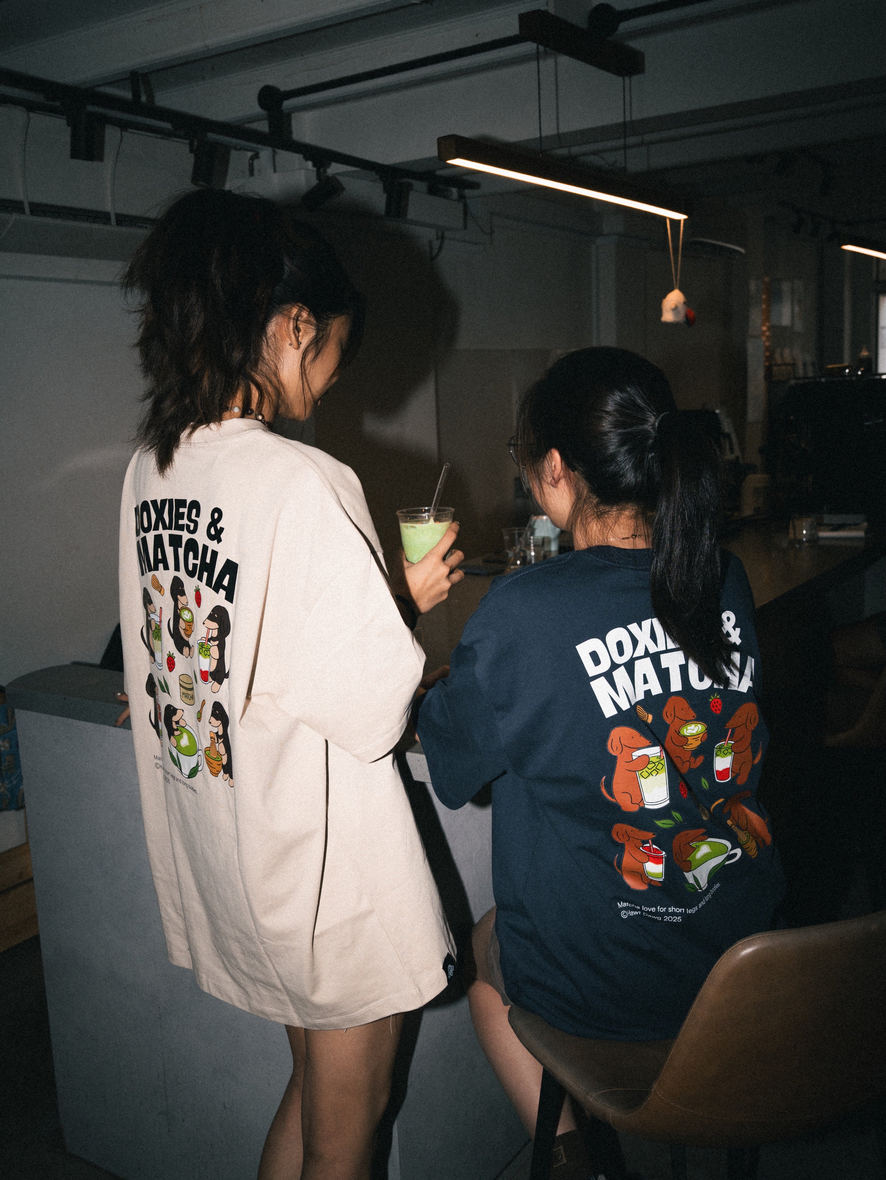 [PO] Doxies & Matcha Tee – KHAKI