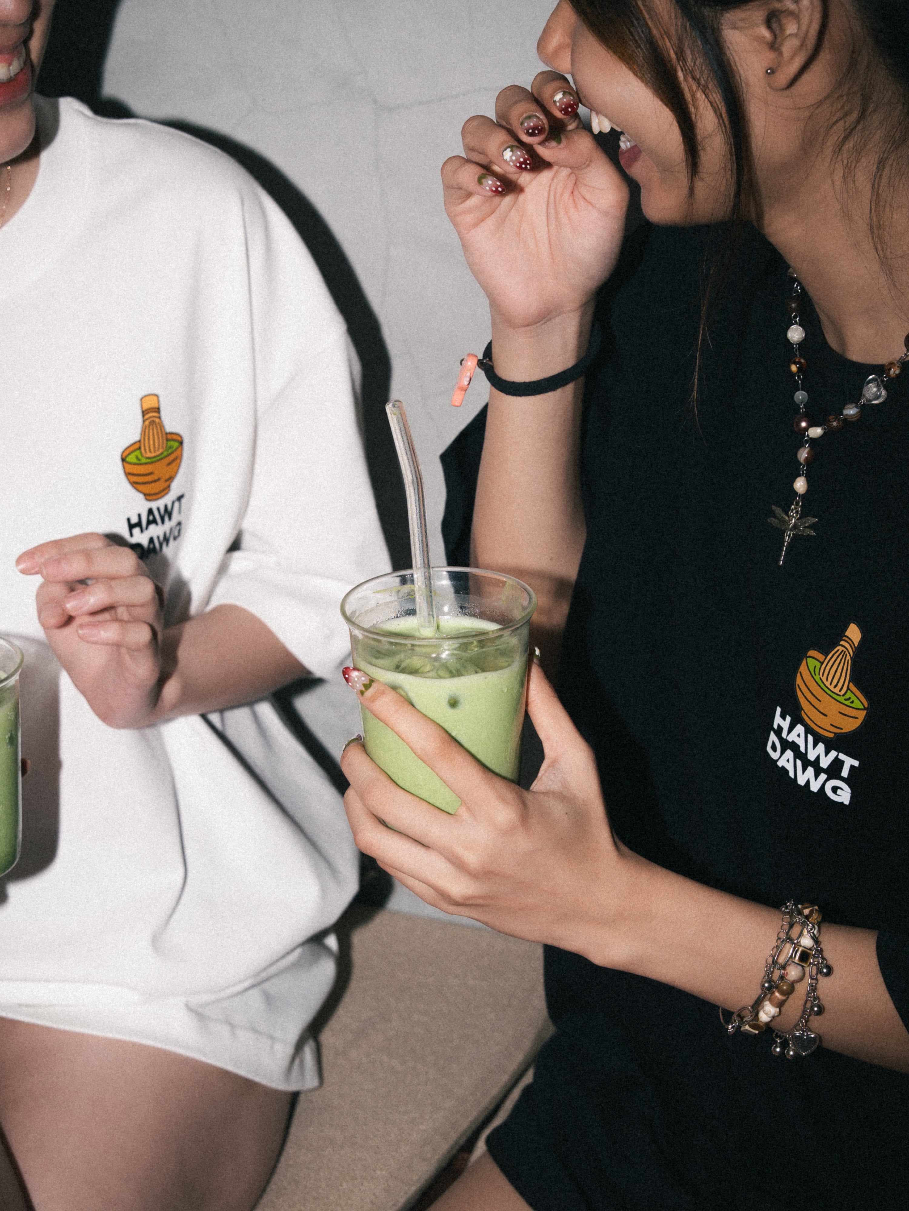 [PO] Doxies & Matcha Tee – WHITE