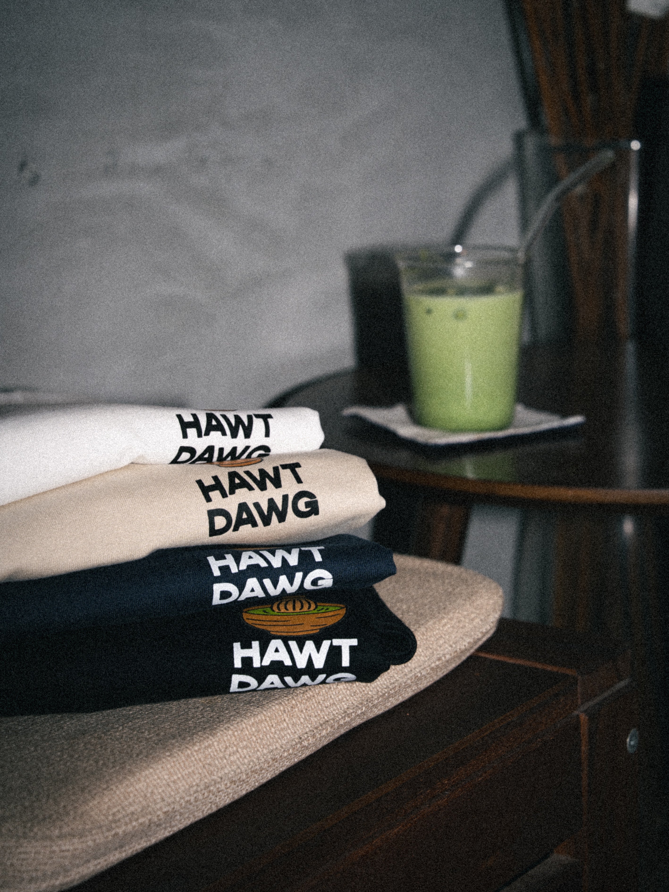 [PO] Doxies & Matcha Tee – NAVY BLUE