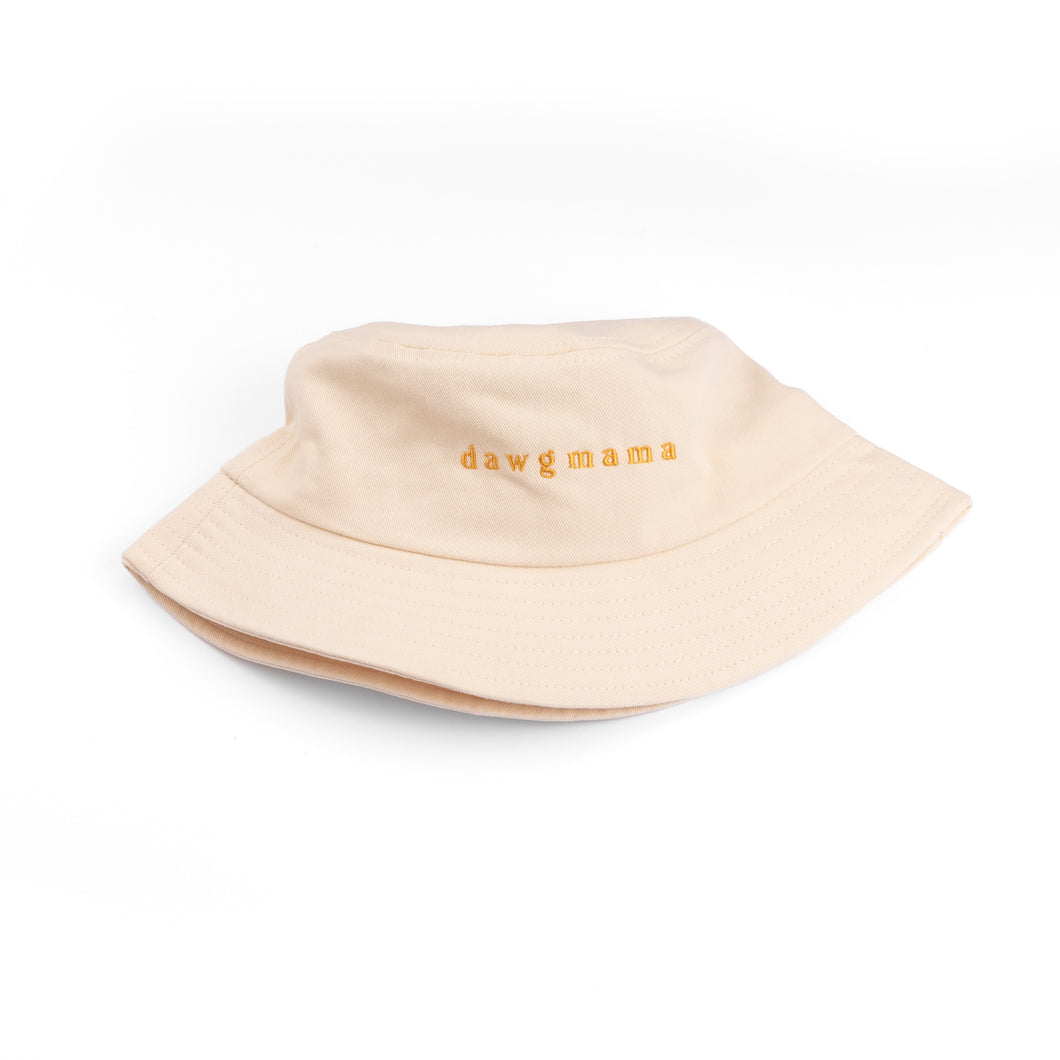 'dawgmama' Bucket Hat - Cream