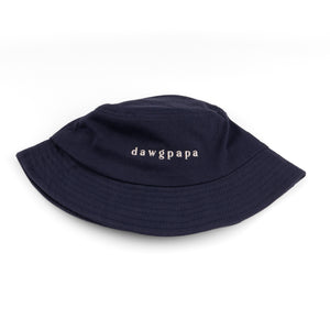 'dawgpapa' Bucket Hat - Navy