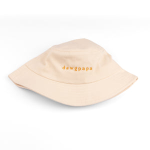 'dawgpapa' Bucket Hat - Cream